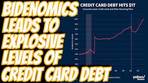 Economic Turmoil Leads to ONE TRILLION DOLLARS in Credit Card Debt