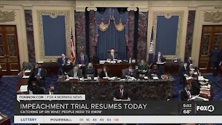 Trump impeachment trial resumes