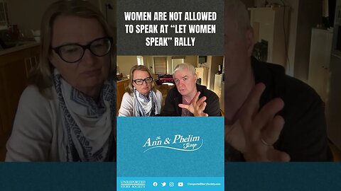 Women are not allowed to speak at "Let Women Speak" rally in Dublin #ytshorts #news #lgbtq #news