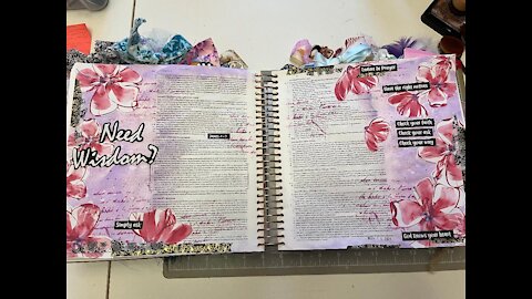 Let's Bible Journal 1 Kings 3 (from Lovely Lavender Wishes)