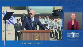 LIVE: President Biden Delivering Remarks from Tel Aviv...