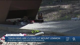 Trash piles up at Mount Lemmon recreation sites