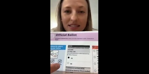 California Vote Fraud Happening