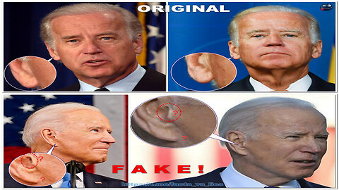 Just that You KNOW, who to blame. [FAKE vs. REAL Biden!]