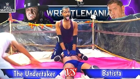 WWE - The Undertaker Vs Batista WrestleMania 23 Full Match | WWE Undertaker Full Match By WS |