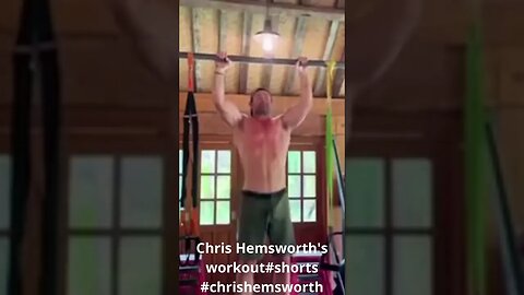 Chris Hemsworth's workout#shorts #chrishemsworth