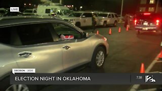 Precinct Reporters Arrive at Tulsa County Election Board