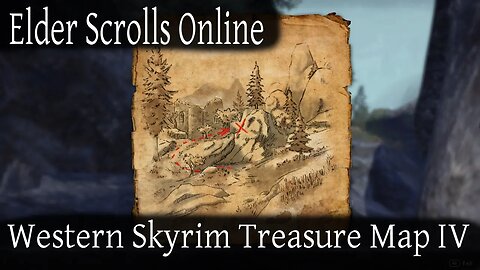 Western Skyrim Treasure Map 4 iv [Elder Scrolls Online] ESO