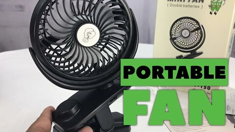 Rechargeable Clip-On Mini Desk Fan by T&R Review
