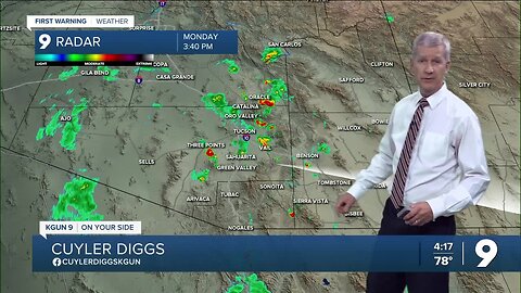 Cuyler Diggs talks about today's thunderstorm activity