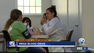 Local church hosts mega blood drive in Lake Worth