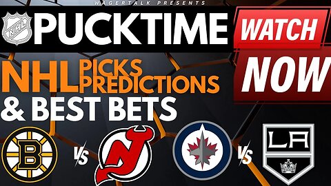 NHL Predictions, Picks & Odds | Bruins vs Devils | Jets vs Kings | PuckTime Dec 13