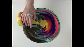 (68) 15 Color Jiggle Pour -Color Explosion 🔥 Acrylic Pouring