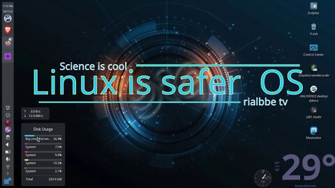 Science is cool - Linux is safer OS
