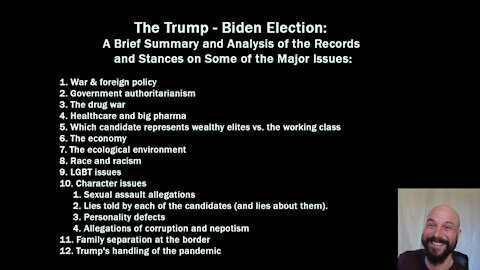 The Trump-Biden Election: A Break-down of the Records and Stances on Major Issues (10/2020)
