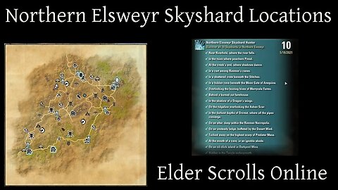 Northern Elsweyr Skyshard Locations [Elder Scrolls Online] ESO