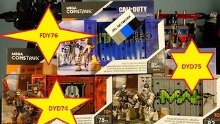 STOPMOTION Mega Construx COD FDY76, DYD74, DYD75