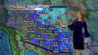 Cold night ahead across the Valley