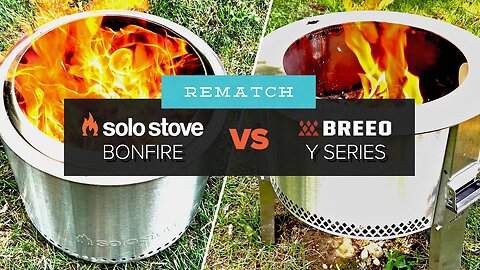 REMATCH! Solo Stove Bonfire VS Breeo Y Series - The ULTIMATE Fire Pit Comparison (Again!)