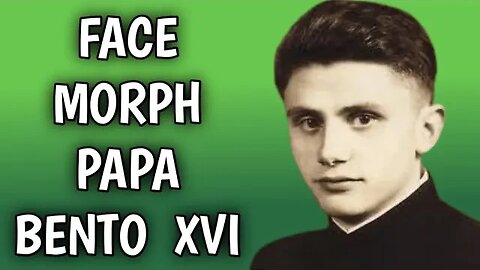 A EVOLUÇÃO DO PAPA BENTO XVI ( FACE MORPH 1927 - 2022 )