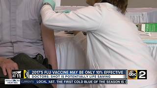 Flu season expected to be bad, vaccine may only be 10 percent effective against it