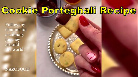 Cookie Porteghali Delight Recipe-رسپی کوکی پرتقالی خانگی #CookieRecipe #NAZIFOOD