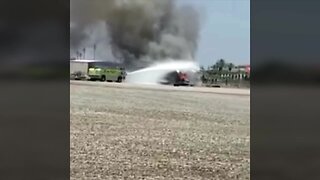 Miramar helicopter catches fire