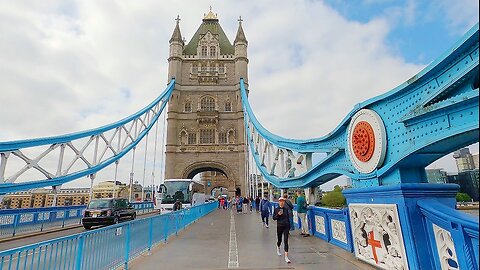 London Walking Tours 4K Walk from Tower of London to Tower Bridge (London Bride)
