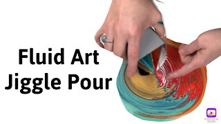 (32) Split Cup Straight Pour Beautiful Acrylic Pouring