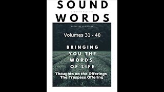 Sound Words, Thoughts on the Offerings The Trespass Offering