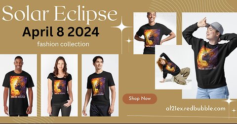 Solar Eclipse April 8 2024 Shirt & Merch Design