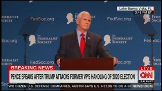 Pence: Trump Is Wrong, I Had No Right To Overturn 2020 Election