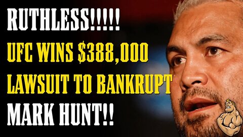 RUTHLESS!!! UFC Wins $388,000 Lawsuit Against Mark Hunt After He THREATENED to STAB Dana White!!