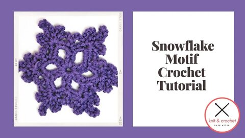 Left Hand Motif of the Month December 2013: Snowflake Motif Crochet Tutorial