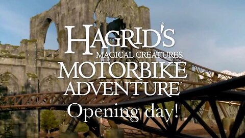 🔴 LIVE! Hagrid’s Magical Creature Motorbike Adventure Opening Day