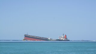 Oil-Leaking Ship Off Mauritius Breaks Apart