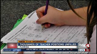 Report: Florida experiencing teacher shortage