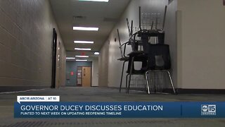 Governor Ducey discusses education in Arizona