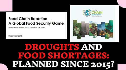 Droughts and Food Shortages: Planned Since 2015?