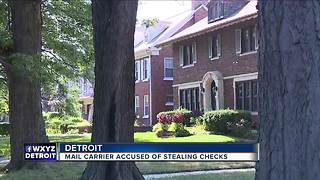 Mail carrier accused of stealing checkss