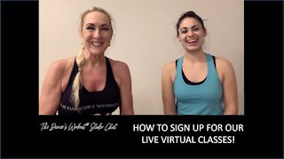 How to Sign Up for Our Live Virtual Classes!