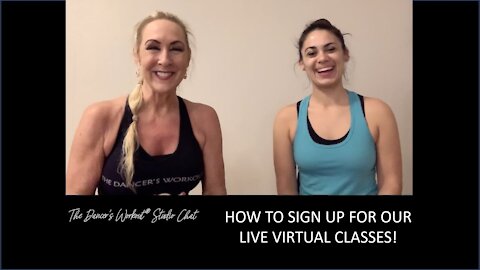 How to Sign Up for Our Live Virtual Classes!