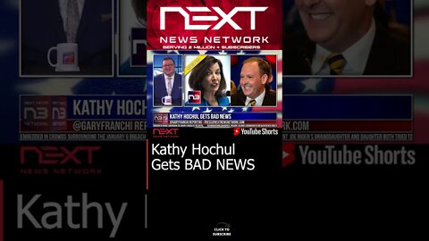 Kathy Hochul Gets BAD NEWS #shorts