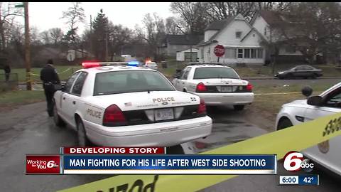 Man shot multiple times on Indianapolis west side