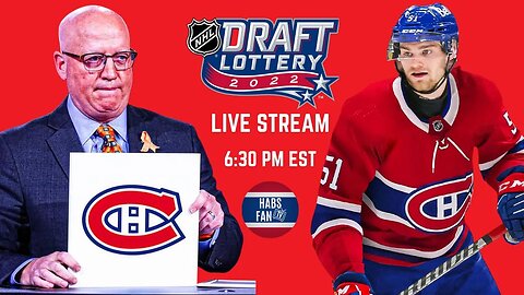 LIVE NHL Draft Lottery 2022 Reaction with Habs Fan TV