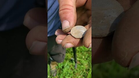 war nickel #silver #shorts #coins #buttons #trending #metaldetecting #civilwar