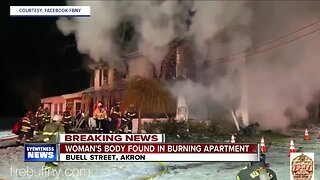 One woman is dead following a late night fire in Akron