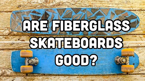 Are Old Fiberglass Skateboards Any Good? #tobyburger