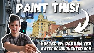 Urban Landscapes in Watercolour: LIVE Workshop