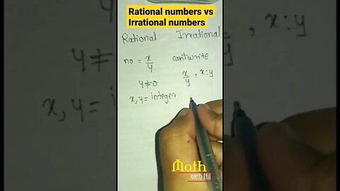 Rational & irrational no #maths #mathematics #vedicmaths #mathwithnil #trending #shorts #mathtricks